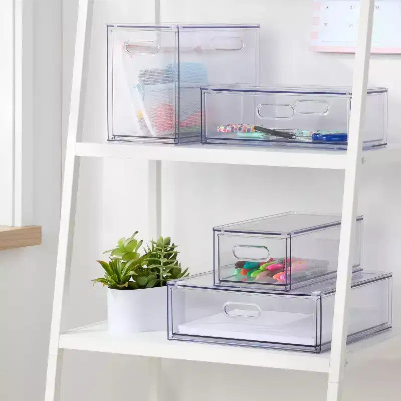 Petit tiroir transparent pleine profondeur tout usage - Brightroom™