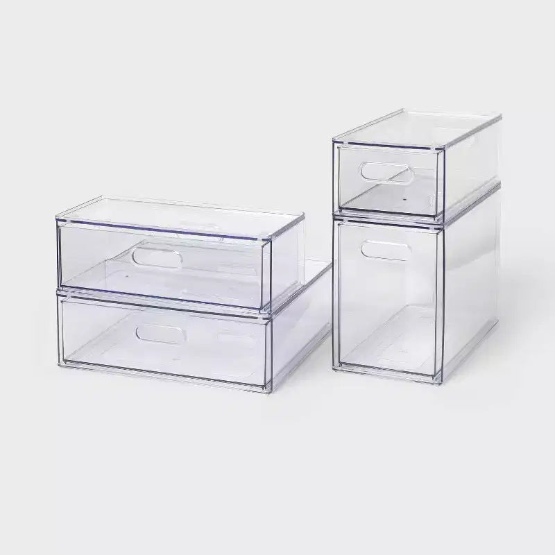 Petit tiroir transparent pleine profondeur tout usage - Brightroom™