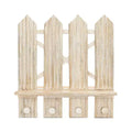 Crane Baby 5.5"x20" Charlie Farmhouse Fence Wall Shelf Organizer Beige