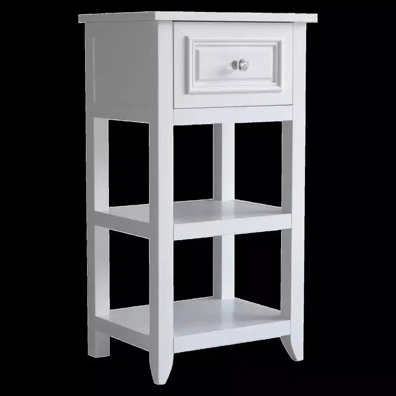 Meuble bas de salle de bain Dawson avec 1 tiroir blanc - Elegant Home Fashions