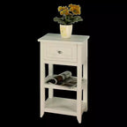 Meuble bas de salle de bain Dawson avec 1 tiroir blanc - Elegant Home Fashions