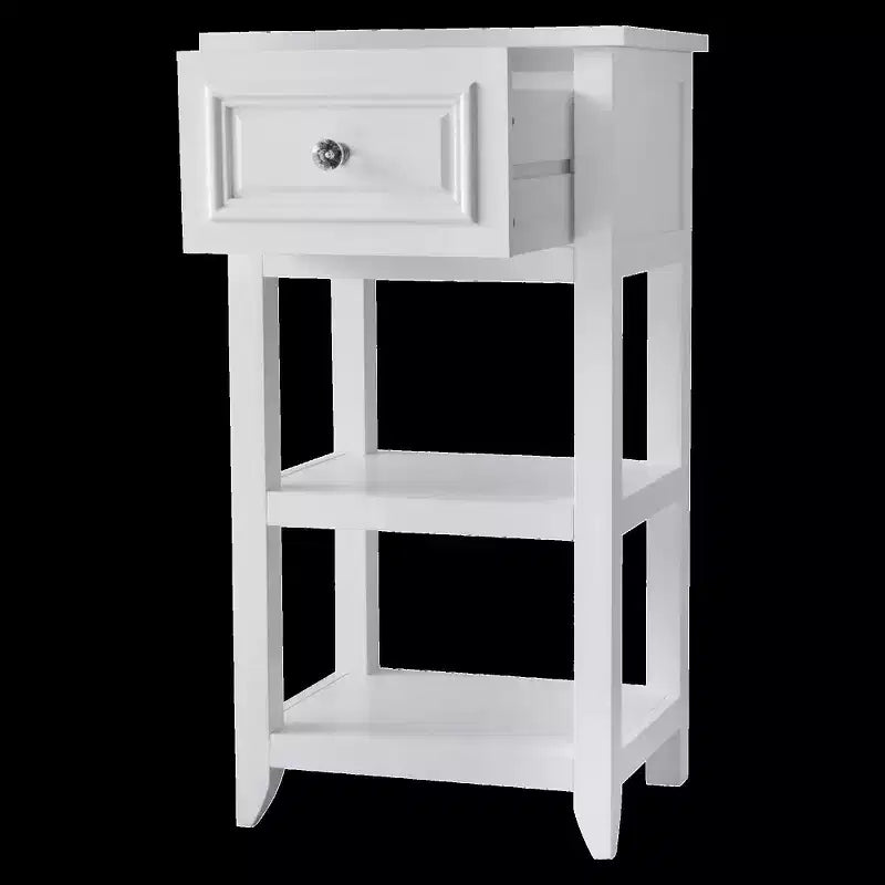 Meuble bas de salle de bain Dawson avec 1 tiroir blanc - Elegant Home Fashions