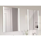 Miroir Mural LED Lumineux Premium 24"x30" sans Cadre avec Température de Couleur Fixe et Verre Anti-Buée - Tosca : Commande Tactile, Miroir de Maquillage Mural