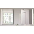 Miroir Mural LED Lumineux Premium 24"x30" sans Cadre avec Température de Couleur Fixe et Verre Anti-Buée - Tosca : Commande Tactile, Miroir de Maquillage Mural