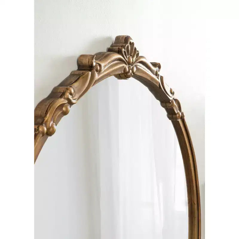 Miroir Mural Encadré Marchon Or 30" x 30" - Kate & Laurel All Things Decor : Rond Moderne Décoratif, Aucun Assemblage Requis