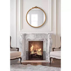 Miroir Mural Encadré Marchon Or 30" x 30" - Kate & Laurel All Things Decor : Rond Moderne Décoratif, Aucun Assemblage Requis