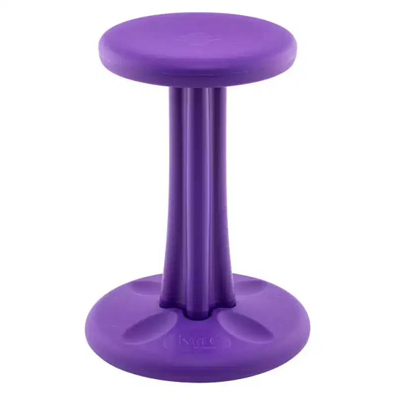 18.7" PreTeen Wobble Chair Purple - Kore: Active Sitting Stool, Fixed Height, Plastic Frame, Ages 10+