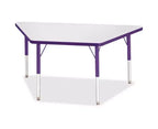 Table trapèze Jonti-Craft Berries Prism Edge, hauteur élémentaire (24 x 48) en violet