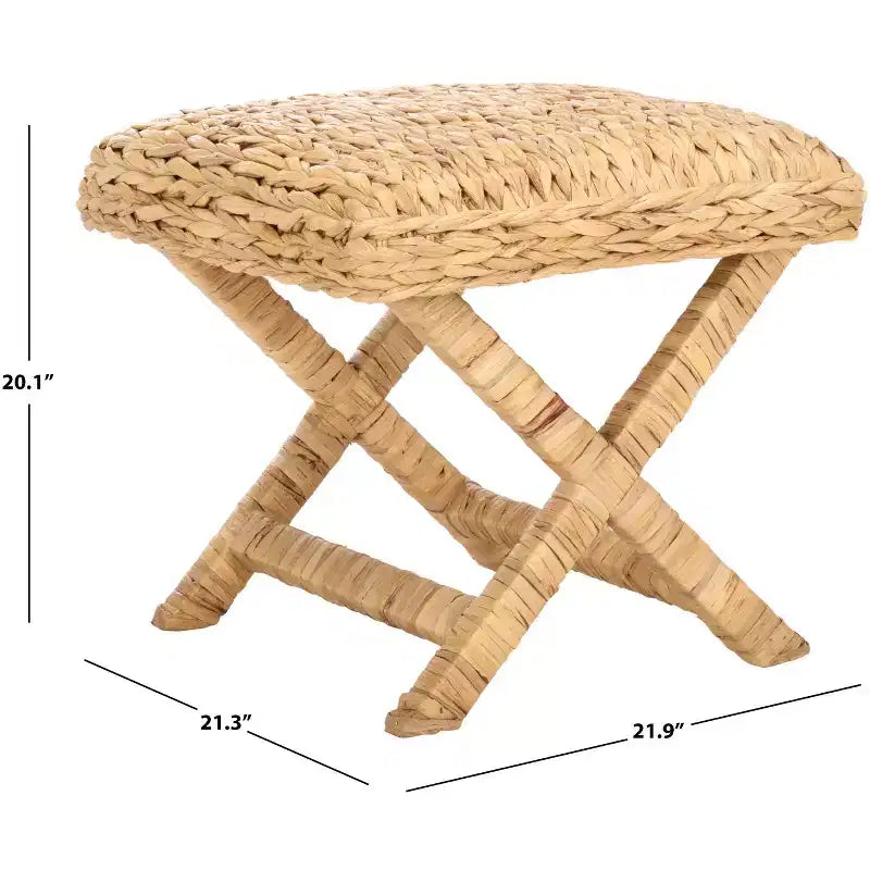 Repose-pieds Posey - OTT6502 - Naturel - Safavieh