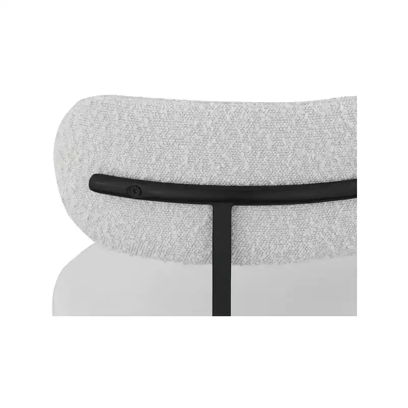 Meridian Furniture, Tabouret de bar Beacon en cuir vegan crème, lot de 2