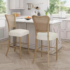 MAYEERTY Accent Chair with Legs, Upholstered Armsless Chairs Set of 2