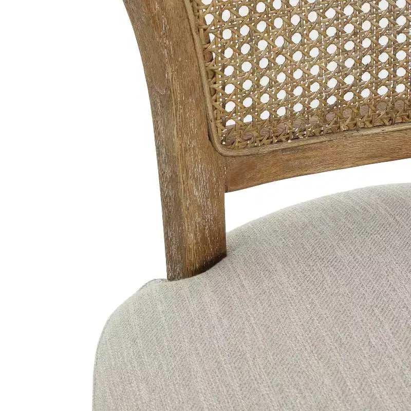MAYEERTY Chaise d'appoint avec pieds, chaises rembourrées sans accoudoirs, lot de 2