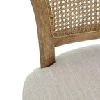 MAYEERTY Chaise d'appoint avec pieds, chaises rembourrées sans accoudoirs, lot de 2