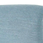 Fauteuil inclinable contemporain GDFStudio Alscot en tissu avec clous décoratifs