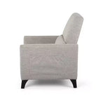 Fauteuil inclinable contemporain GDFStudio Alscot en tissu avec clous décoratifs