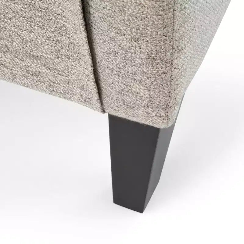 Fauteuil inclinable contemporain GDFStudio Alscot en tissu avec clous décoratifs