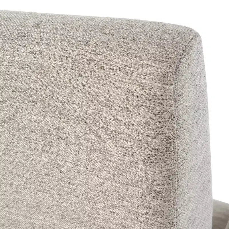 Fauteuil inclinable contemporain GDFStudio Alscot en tissu avec clous décoratifs
