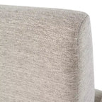 Fauteuil inclinable contemporain GDFStudio Alscot en tissu avec clous décoratifs