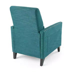 Fauteuil inclinable contemporain GDFStudio Alscot en tissu avec clous décoratifs