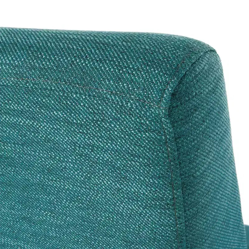 Fauteuil inclinable contemporain GDFStudio Alscot en tissu avec clous décoratifs