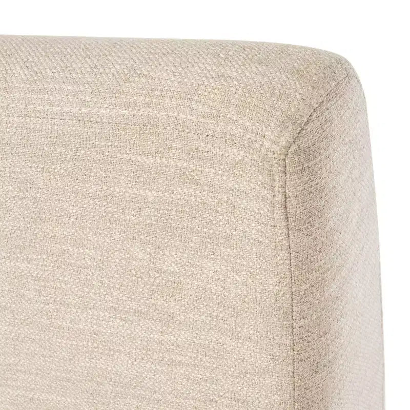 Fauteuil inclinable contemporain GDFStudio Alscot en tissu avec clous décoratifs