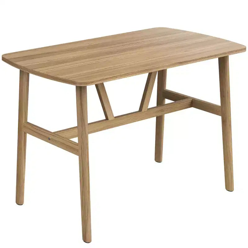 PexFix Table de salle à manger 47 pour 4-6 personnes, Table de cuisine en bois, Table de dîner moderne avec cadre en bois robuste pour salle à manger et cuisine, Nature
