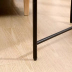 MAYEERTY Table d'appoint de rangement noire à 2 niveaux, cadre en métal et plateau en bois pour salon