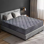 Matelas hybride Swedrea en mousse à mémoire de forme rafraîchissante, fermeté moyenne, livré compressé dans une boîte
