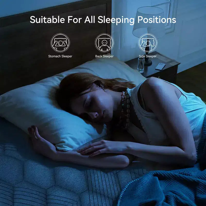 Matelas hybride Swedrea en mousse à mémoire de forme rafraîchissante, fermeté moyenne, livré compressé dans une boîte