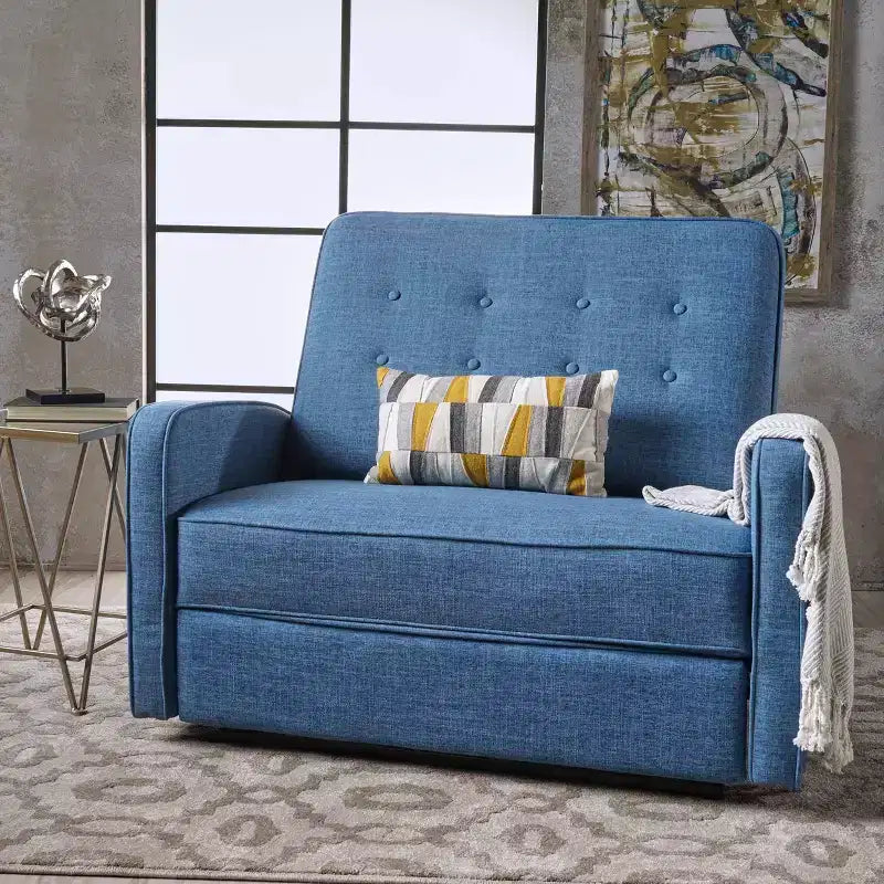 Fauteuil inclinable manuel standard Merax Sleek 47 avec design capitonné confortable