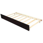 Lit plateforme de taille simple avec lit gigogne Espresso