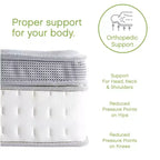 Matelas hybride à ressorts intérieurs et mousse à mémoire de forme Gramercy Cool Gel 14 pouces