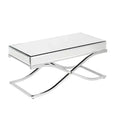 Ava Mirrored Cocktail Table - Chrome - SEI