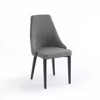 Probe Hues Modern Upholstered Dining chairs,Metal Armless Chair for Kitchen & Dining Room