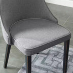 Chaises de salle à manger modernes rembourrées Probe Hues, chaise sans accoudoirs en métal pour cuisine et salle à manger