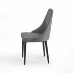 Chaises de salle à manger modernes rembourrées Probe Hues, chaise sans accoudoirs en métal pour cuisine et salle à manger
