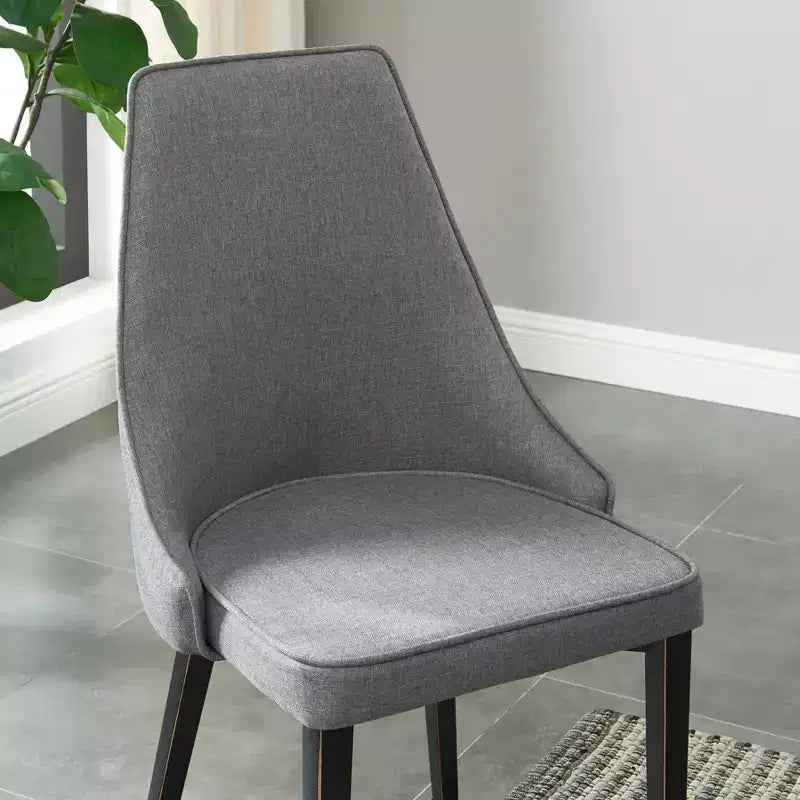 Chaises de salle à manger modernes rembourrées Probe Hues, chaise sans accoudoirs en métal pour cuisine et salle à manger