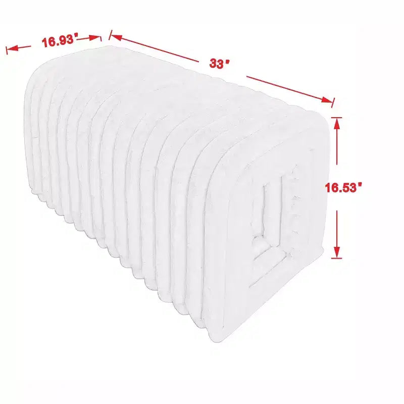 TUYOHW Banc de rangement ottoman, fournitures pour animaux, banc en velours côtelé, nid de chat à cacher pour le salon, l'entrée et la chambre à coucher, marron