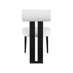 Meridian Furniture, Chaises de salle à manger Dario en cuir vegan, lot de 2