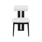 Meridian Furniture, Chaises de salle à manger Dario en cuir vegan, lot de 2