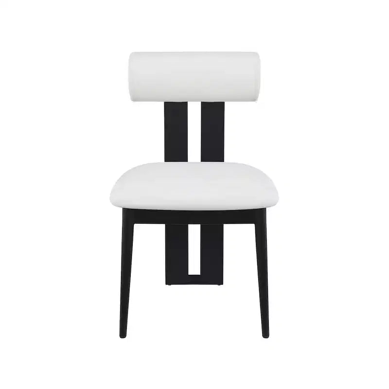 Meridian Furniture, Chaises de salle à manger Dario en cuir vegan, lot de 2