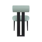 Meridian Furniture, Chaises de salle à manger Dario en cuir vegan, lot de 2
