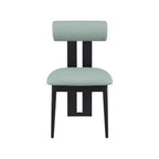 Meridian Furniture, Chaises de salle à manger Dario en cuir vegan, lot de 2