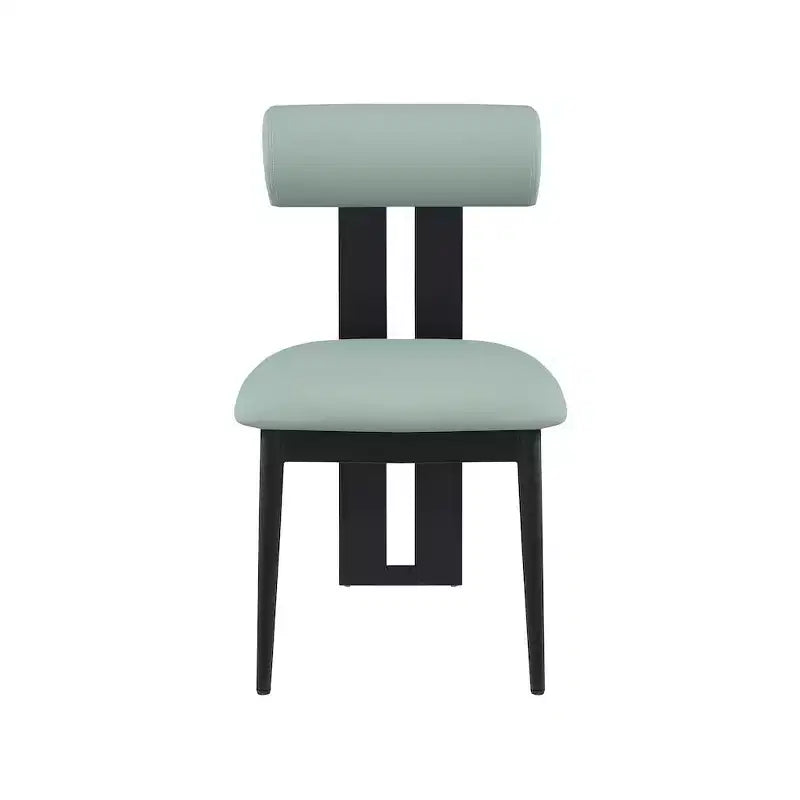 Meridian Furniture, Chaises de salle à manger Dario en cuir vegan, lot de 2
