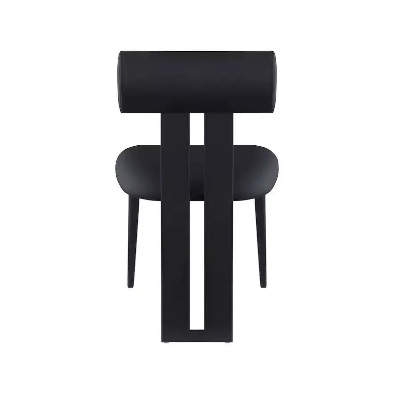 Meridian Furniture, Chaises de salle à manger Dario en cuir vegan, lot de 2