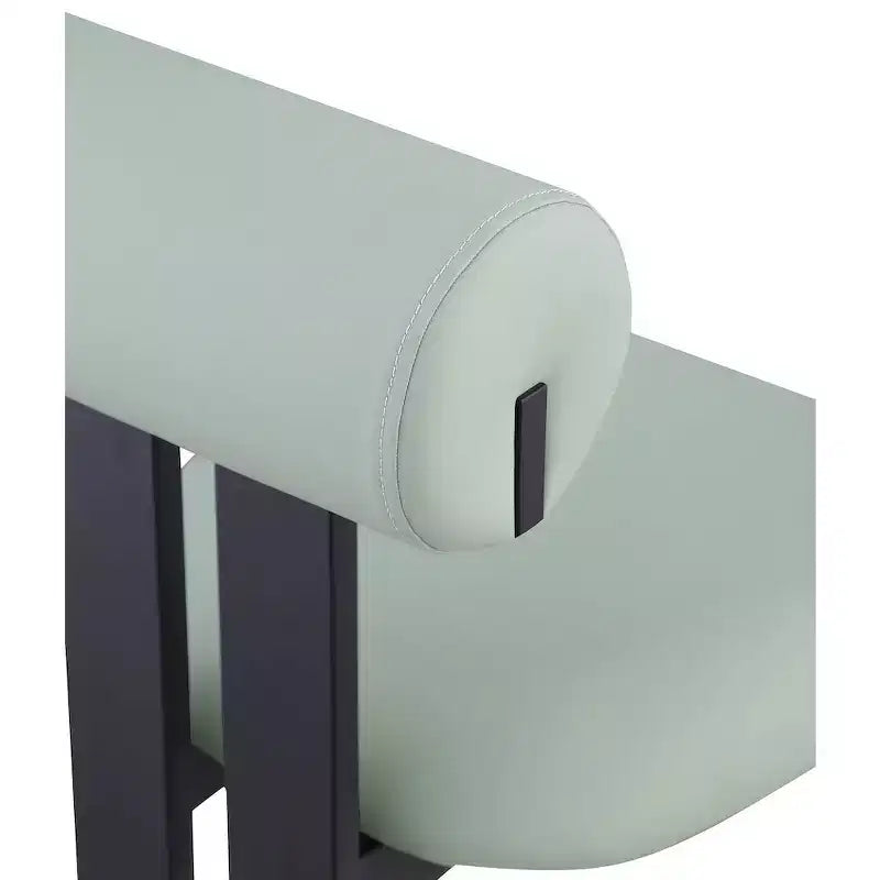 Meridian Furniture, Chaises de salle à manger Dario en cuir vegan, lot de 2