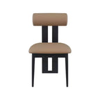 Meridian Furniture, Chaises de salle à manger Dario en cuir vegan, lot de 2
