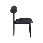 Meridian Furniture, Chaises de salle à manger Dario en cuir vegan, lot de 2