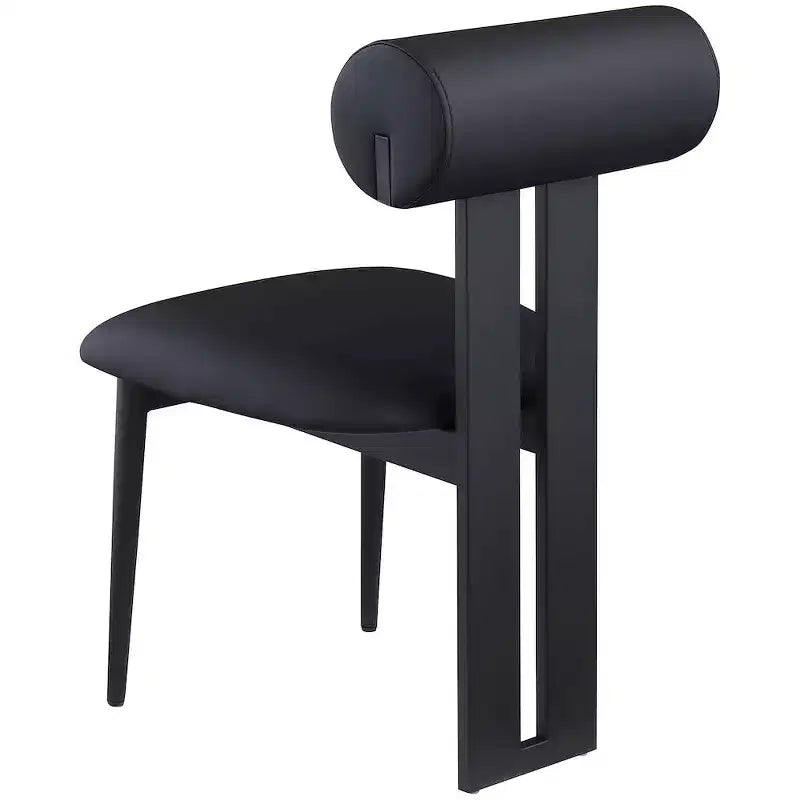 Meridian Furniture, Chaises de salle à manger Dario en cuir vegan, lot de 2