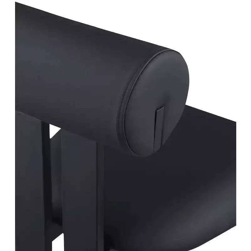Meridian Furniture, Chaises de salle à manger Dario en cuir vegan, lot de 2